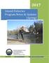 Inland Fisheries Program Notes & Updates (Spring)