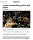Sports. SUNDAY BASKETBA LL NOTES Dennis Schroder being patient with Hawks