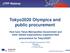 Tokyo2020 Olympics and public procurement
