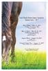 Our Horse Show Offers Thoroughbred Incentive Program Classes and/or Awards