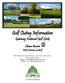Golf Outing Information