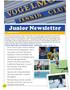 Junior Newsletter August 2014: