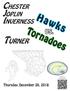 Hawks Tornadoes. Turner. Inverness VS. Thursday, December 20, 2018 DIGITAL PROGRAM