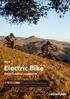 Electric Bike. Owner s manual supplement