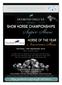 2018 Equestrian NSW. Show Horse Championships Super Show