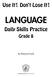 Use It! Don t Lose It! LANGUAGE. Daily Skills Practice. Grade 8. by Marjorie Frank