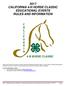2017 CALIFORNIA 4-H HORSE CLASSIC EDUCATIONAL EVENTS RULES AND INFORMATION