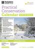 Practical Conservation Calendar WINTER 2018/19