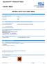 SELIWANOFF S REAGENT MSDS. CAS No: MSDS MATERIAL SAFETY DATA SHEET (MSDS)