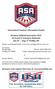 Tournament Coaches' Information Packet. Amateur Softball Association A and 12-A Eastern Nationals st. July 31 Aug.