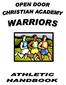 ODCA Warriors Student Athlete Handbook