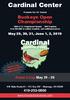 Cardinal Center. Presents Our 13 th Annual. Buckeye Open Championship