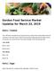 Gordon Food Service Market Updates for March 22, 2019