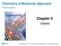 Chemistry A Molecular Approach. Fourth Edition. Chapter 5. Gases. Copyright 2017, 2014, 2011 Pearson Education, Inc. All Rights Reserved