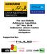 Pre race Details Ashbourne Aquathlon 20 th May 2018 Ashbourne Leisure Centre Ashbourne Derbyshire. Supported by: