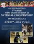 This event is sanctioned by the Amateur Athletic Union of the U. S., Inc. All participants must have a current AAU membership. AAU membership may not