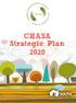 Strategic. CHASA Strategic Plan 2020