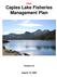 FINAL Caples Lake Fisheries Management Plan. Version 4.0