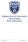 Alabama Soccer Association. Youth Academy Rules & Procedures