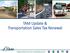 TAM Update & Transportation Sales Tax Renewal