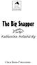 The Big Snapper. Katherine Holubitsky. Orca Book Publishers
