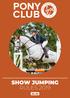 SHOW JUMPING RULES 2019