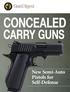 CONCEALED CARRY GUNS. New Semi-Auto Pistols for Self-Defense