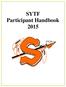 SYTF Participant Handbook 2015