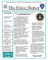 The Newsletter of YOUR UNLV Department of Police Services. The Police Blotter. Obama visit brings UNLV security to national importance