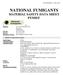 NATIONAL FUMIGANTS MATERIAL SAFETY DATA SHEET PYMIST