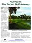 'Gulf Golf!'- The Perfect Golf Getaway. By Susan Bairley