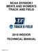 NCAA DIVISION I MEN'S AND WOMEN'S TRACK AND FIELD