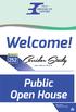 City of CENTER. Welcome! from I-694 to TH 610. Public Open House