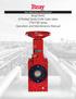 Bray/ VAAS O-Ported Series Knife Gate Valve 770/780 Series Operation and Maintenance Manual