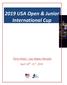 2019 USA Open & Junior International Cup. Paris Hotel Las Vegas, Nevada