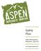 Safety Plan. Aspen Backcountry Marathon 8/27/11. City of Aspen Special Events