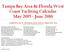 Tampa Bay Area & Florida West Coast Yachting Calendar May June 2016