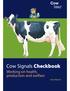 Cow Signals Checkbook Working on health, production and welfare