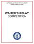 WAITER'S RELAY COMPETITION