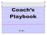 Coach s Playbook
