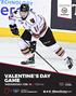 GAME DAY PROGRAM BROUGHT TO YOU BY VALENTINE'S DAY GAME WEDNESDAY, FEB. 14 // 7:00 PM 10 JAKOB STUKEL. HITMEN vs TRI-CITY AMERICANS
