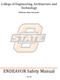 College of Engineering, Architecture and Technology. Oklahoma State University. ENDEAVOR Safety Manual