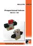 BULLETIN E485A. Standard Interface Poppet Valve Construction Customized Solutions Plug-and-Play Design.