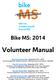 Bike MS: Volunteer Manual