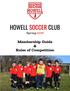 HOWELL SOCCER CLUB. Spring Membership Guide &