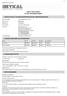 SAFETY DATA SHEET De Solv It Electrical Cleaner