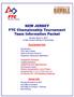NEW JERSEY FTC Championship Tournament Team Information Packet