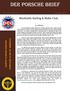 Der Porsche Brief. Monticello Karting & Motor Club PORSCHE CLUB OF AMERICA NORTH FLORIDA REGION. By Jeff Bartlett