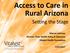 Access to Care in Rural Arizona