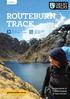 ROUTEBURN TRACK. Duration: 2 4 days Distance: 32 km (one way) Great Walks season: 25 October May 2017